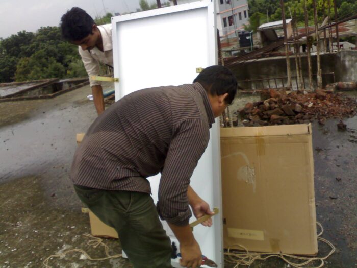 400 watt Solar System Installation1