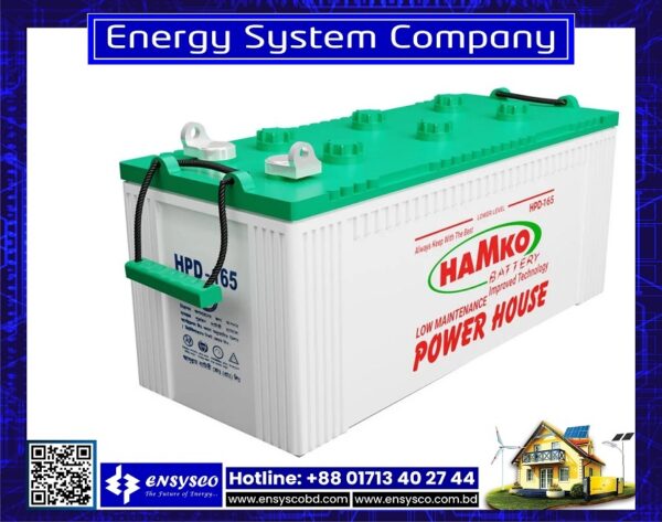 Hamko HPD 165Ah IPS Battery Price in Bangladesh