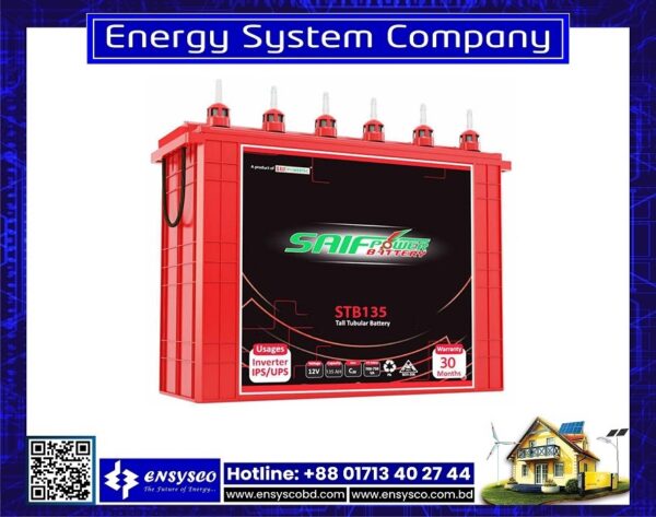 Saif Power STB 135 135AH IPS Battery Price in BD