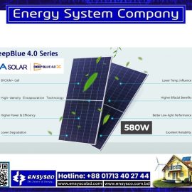 580 Watt JA Mono Solar Panel